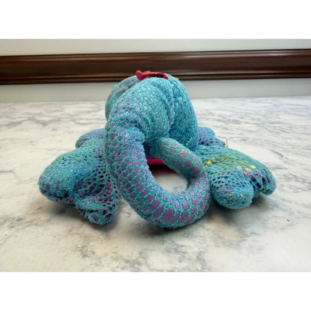 Cutetitos Partyitos Blue Dragon Plush Shimmer Basic Fun 39189 Collectible 7.5